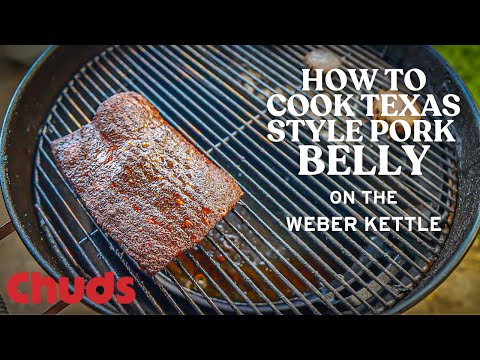 Smoked Pork Belly on the Weber Kettle | Chuds BBQ