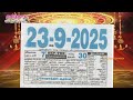 Panchangam 23 September 2025 Tamil Calendar Tamilnaduepaper Panchangam Tamilpanchangam