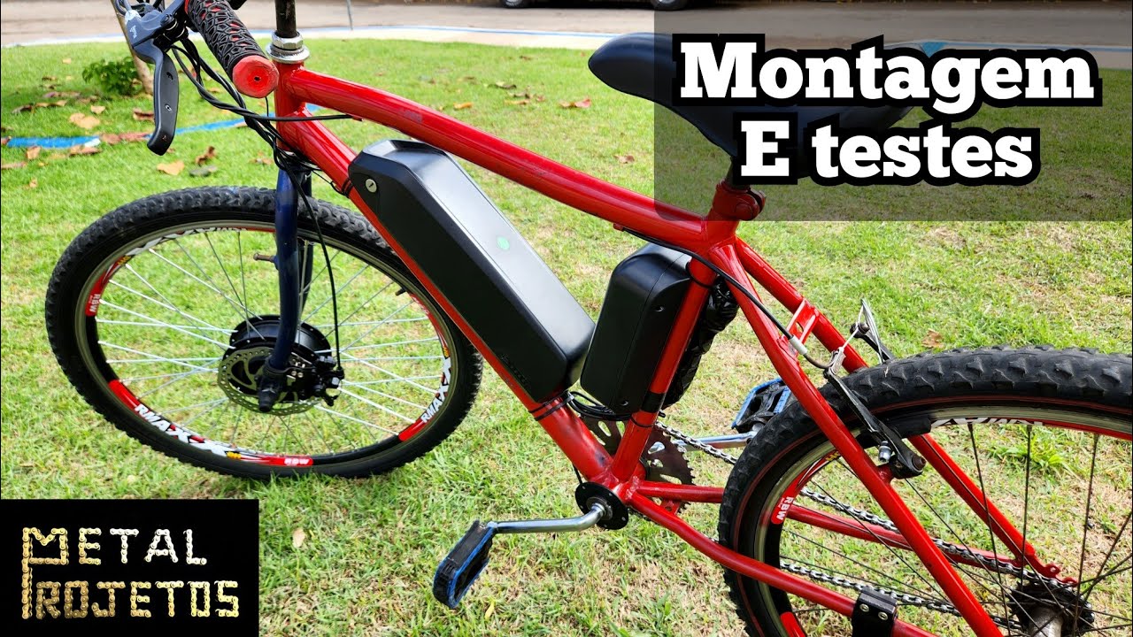 como montar uma bike elétrica do zero MOTOR de CUBO 350w