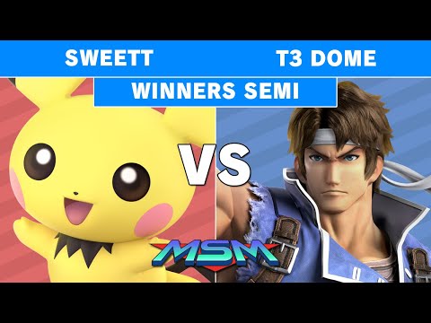 MSM 189 - CG | SweetT (Pichu) vs CG | T3 Dome (Ritcher, Megaman) Winners Semi - Smash Ultimate