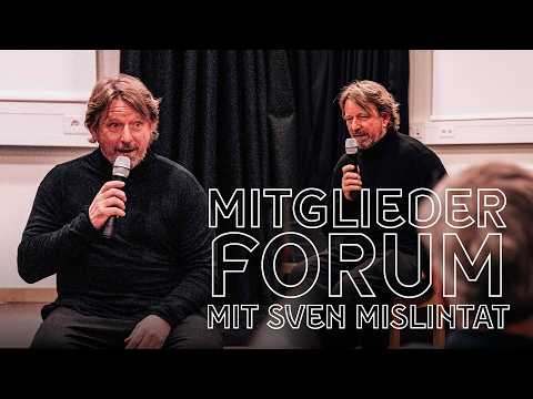 INSIDE | Sven Mislintat at the members' forum | Fortuna Düsseldorf