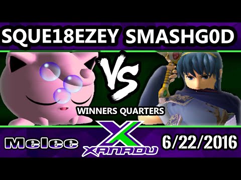 S@X 155 SSBM Winners Quarters - Squ18ezey (Jigglypuff) Vs. SmashG0D (Marth)