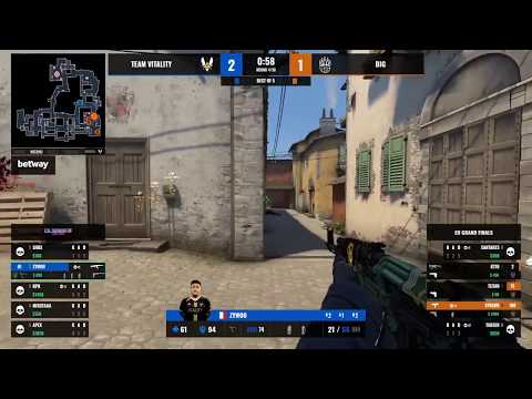 ZywOo - 1vs4 clutch | Vitality vs. BIG | Maps 2 (Inferno)