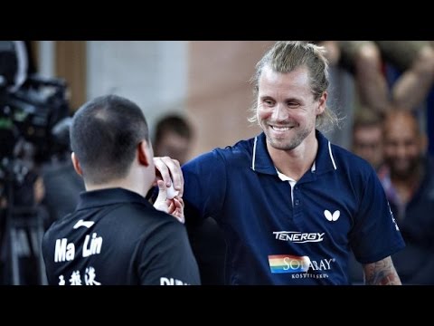 Michael Maze vs Ma Lin (Tsingtao Tour 2015)