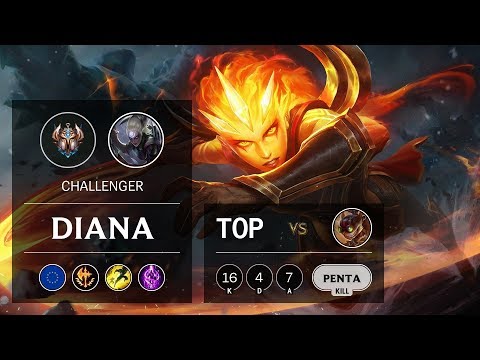 Diana Top vs Ziggs - EUW Challenger Patch 9.24