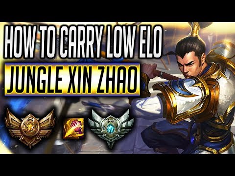 How to Carry Low Elo Ranked - Jungle Xin Zhao - In Game Play by Play - NA Silver