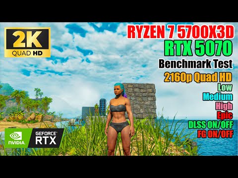Ark Survival Ascended RTX 5070 1440p BENCHMARK TEST #arksurvivalascended #rtx5070 #ark