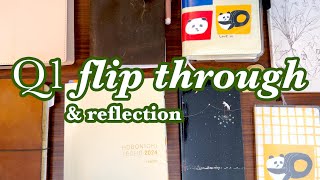 Q1 planner update and flip through | hobonichi cousin, weeks, techo, travelers notebook