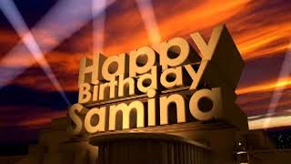 Happy Birthday Samina