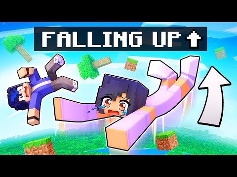 Minecraft but FALLING is FLIPPED!