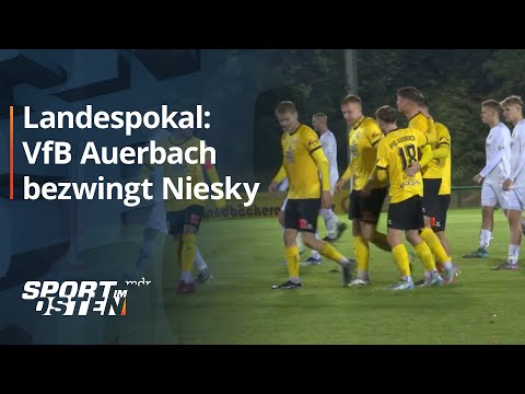 VfB Auerbach lässt bei Eintracht Niesky nichts anbrennen - die Tore | Sport im Osten | MDR