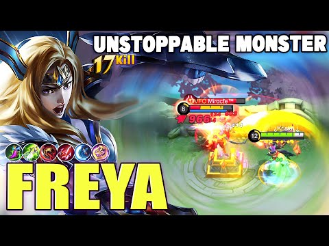 Unstoppable Monster Freya Critical Damage!Top Global Freya by ¿KristaL¿   MLBB