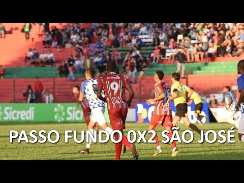 Gols da vitória do São José sobre o Passo Fundo