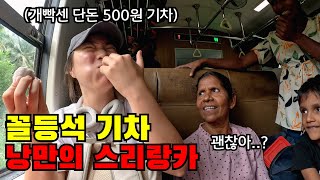 🇱🇰 #3 죽기전에 꼭 타야할 단돈 500원 꼴등석 스리랑카 기차 낭만 여행기