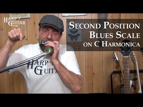 Blues Scale Harmonica Lesson Second Position C Harmonica George Goodman for HarpNGuitar.com