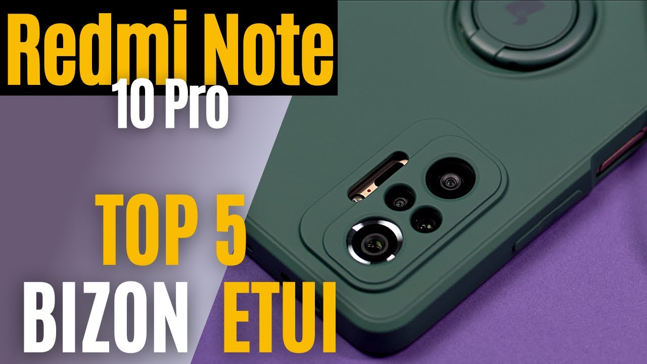 Watch Redmi Note 10 Pro: TOP 5 BIZON etui now Redmi Note 10 Pro: TOP 5 BIZON etui