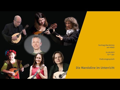 Fachtag Mandoline: Podiumsgespräch »Die Mandoline im Unterricht«