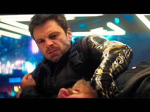 Bucky Goes Winter Soldier Mode - Madripoor Club Fight Scene - The Falcon and the Winter Soldier