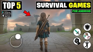 Top 5 Realistic Survival Games For Android | Best Survival Games For Android 2024