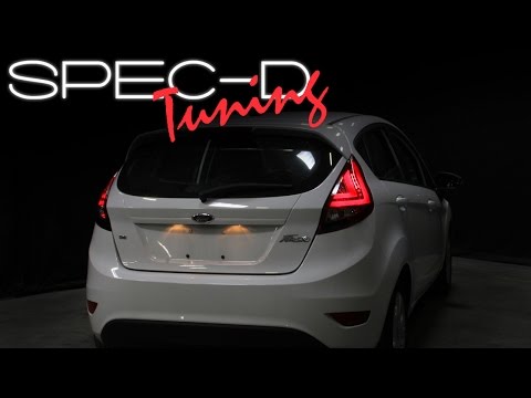 SPECDTUNING INSTALLATION VIDEO: 2011-2013 FORD FIESTA HATCHBACK LED TAILLIGHTS