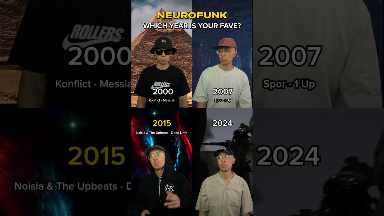 Neurofunk's evolution in 25 years... #dnb #drumandbass