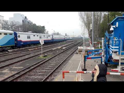 Tren Solidario Senillosa (Neuquén)-Haedo ingresando al Depósito Haedo