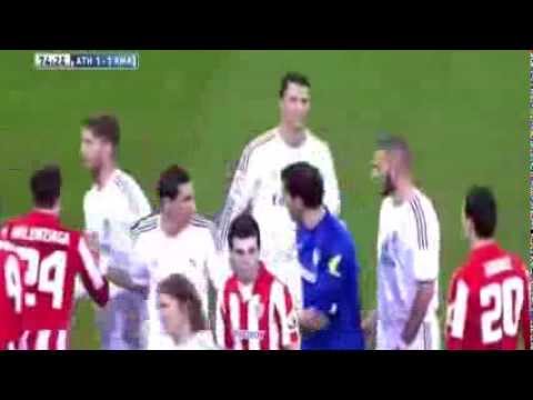 Czerwona Kartka Cristiano Ronaldo Real Madryt - Atletic Bilbao 1-1 02.02.2014