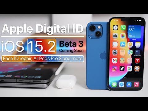 Apple Digital ID, FaceID Repair, iOS 15.2 Beta 3, AirPods Pro 2, MacBook Air and more