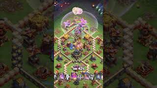 Mass Thrower Attack!! This never fails 😎#clashofclans #attack #shortsfeed #reels