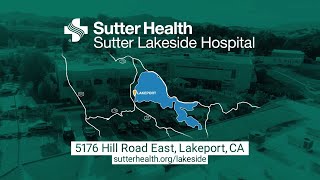 Emergency Care at Sutter Lakeside Hospital
