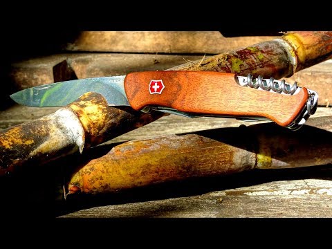 Šveicarija Victorinox Ranger Wood peilis video