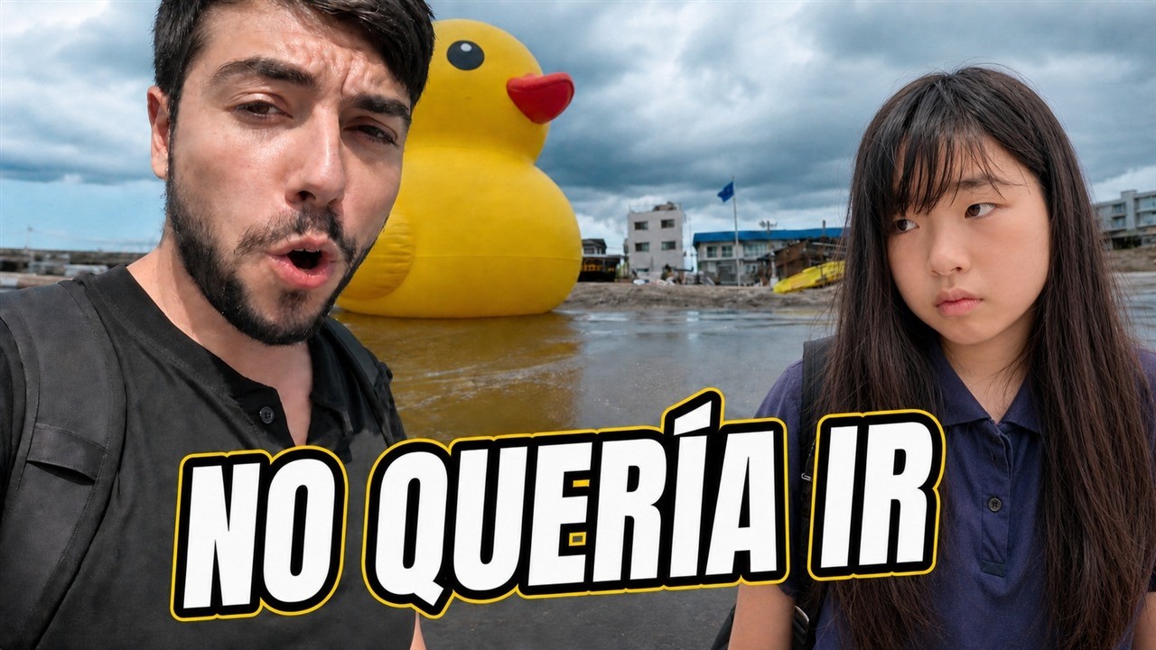 Intenté que a Yuzu le gustara la playa