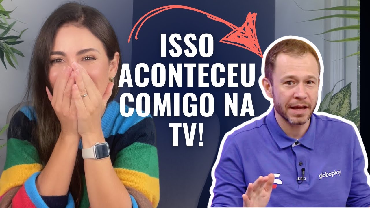 Minha voz e postura na minha primeira matéria na TV | Destrave no vídeo