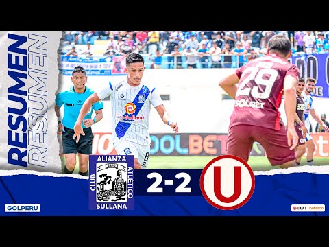 Resumen: Alianza Atlético vs Universitario (2-2) #LIGA1BETSSONXGOLPERU
