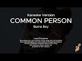 Burna Boy - Common Person (Karaoke Version)