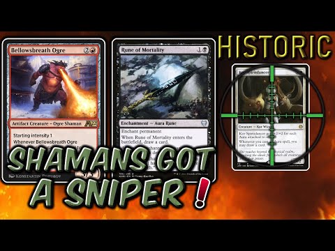 New Tech To Snipe Creatures Down With Shamans | Historic BO1 Ranked | MTG Arena