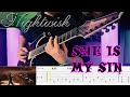 Nightwish She Is My Sin Guitar Cover Tab