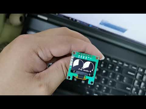 0.96 Inch OLED Stereo Audio Music Spectrum Display Analyzer Level Indicator