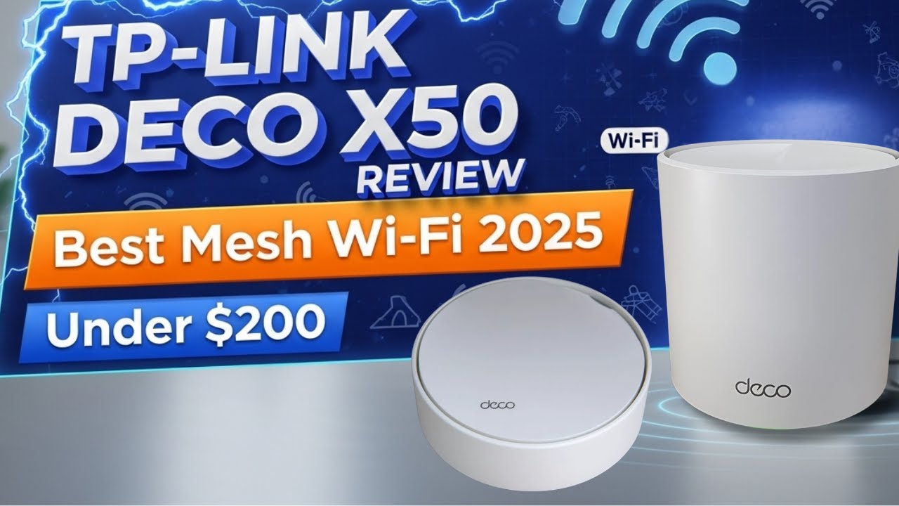 Miniatura da avaliação em vídeo de TP-Link Deco X50 2 Unidades Mesh Wi-Fi 6
