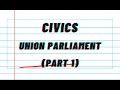 Union Parliament And Legislature Icse Class 10 Civics Chapter 1