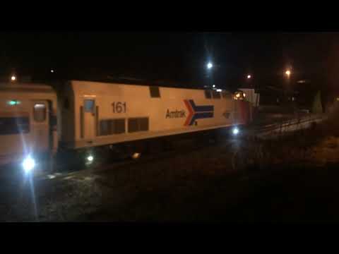 P050 (AMTK 161, AMTK 181) @ Market St. Crawfordsville, IN.