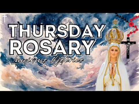 TODAY HOLY ROSARY: LUMINOUS MYSTERIES, ROSARY THURSDAY 🌹 NOVEMBER 14, 2024 VIRTUAL #holyrosarytoday