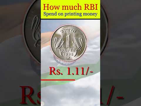 RBI kitna kharcha karta hai note print karne ke liye |Actual cost of printing Money | #facts #shorts