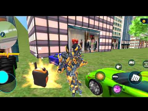 Optimus Prime Multiple Transformation Jet Robot Car Game 2020 - Android Gameplay #3