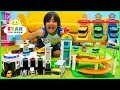 Tayo The Little Bus Parking Garage Toys Cars for Kids!!!!
