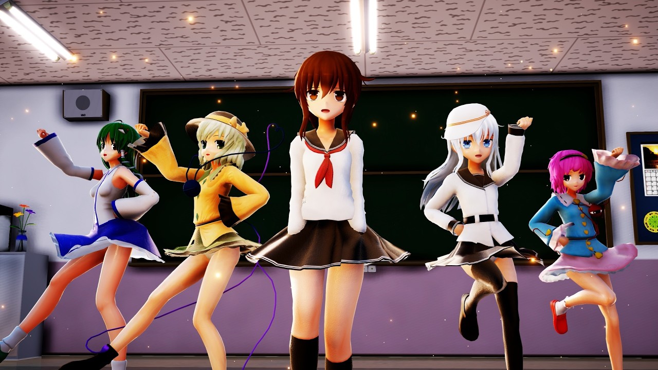 【東方MMD・MMD艦これ・ぱんつ注意】 気まぐれエボシィ 【4K】