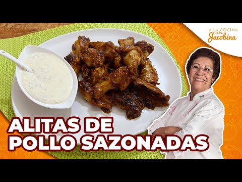 CÓMO HACER ALITAS DE POLLO SAZONADAS | CÓMO HACER ADEREZO TIPO RANCH