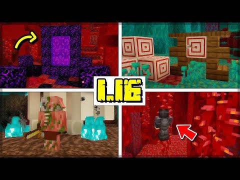 ✔ MINECRAFT 1.16 - ALVOS, CRYING OBSIDIAN, NOVO PIGMAN e NOVIDADES!