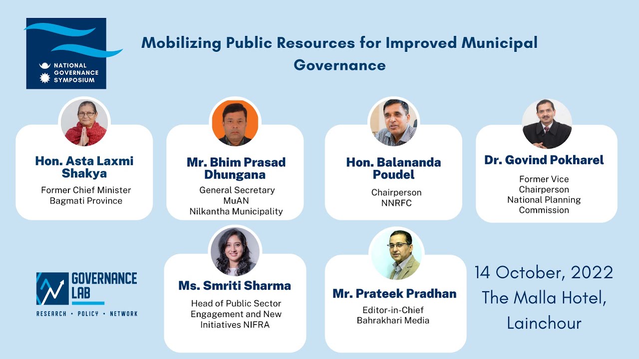 Mobilizing Public Resources for Improved Municipal Governance