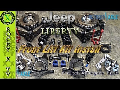 Jeep Liberty Front Lift Kit & New Suspension, Project Renegade Ep.15